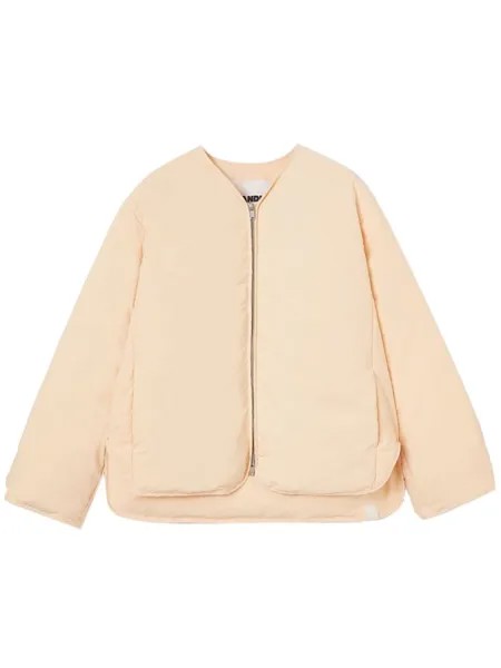 Jil Sander пуховик на молнии, розовый
