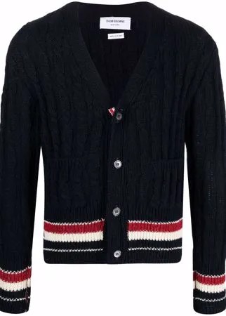 Thom Browne кардиган фактурной вязки