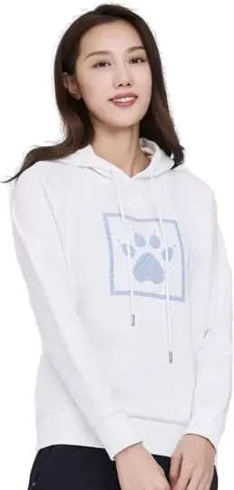 Худи женское KELME Hoodie белое 2XL