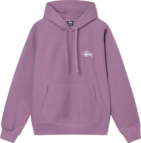 Толстовка Stussy Basic Hood 'Orchid', фиолетовый