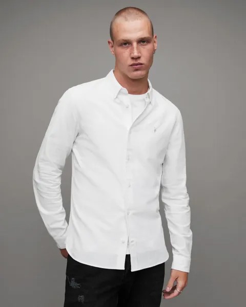 Рубашка приталенного кроя Lovell Ramskull AllSaints, белый