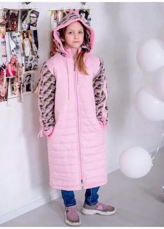 Пальто для девочки TM Gakkard светло-розовое 128 см р.32