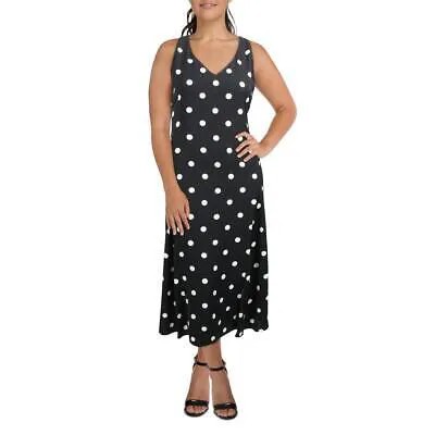 Женское черное длинное вечернее платье макси Lauren Ralph Lauren 0 BHFO 8775