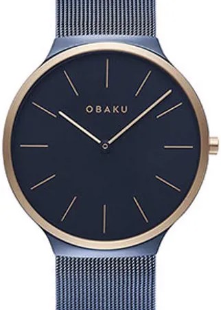 Fashion наручные  мужские часы Obaku V240GXSLML. Коллекция Mesh
