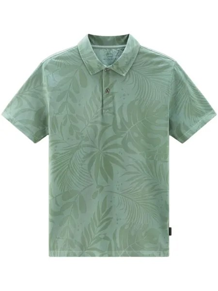 Woolrich рубашка поло Tropical, зеленый