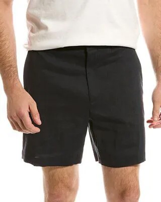 Короткие мужские шорты из льняной смеси Theory Curtis