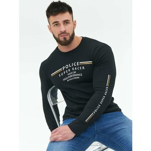 Лонгслив Police, размер M, черный