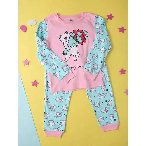 Пижама  ELEPHANT KIDS, размер 122, розовый