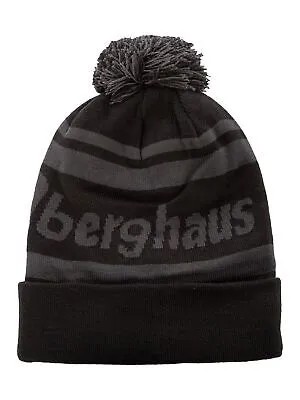 Мужская брендовая шапка с помпоном Berghaus, серая