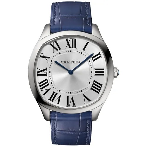 Наручные часы Cartier Cartier Drive De Cartier WSNM0011, серебряный, синий