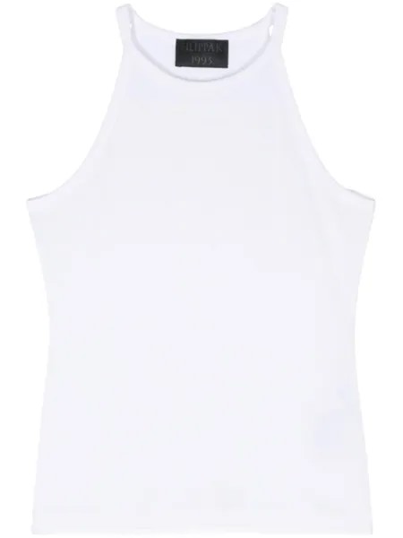 Filippa K топ с вышитым логотипом, белый