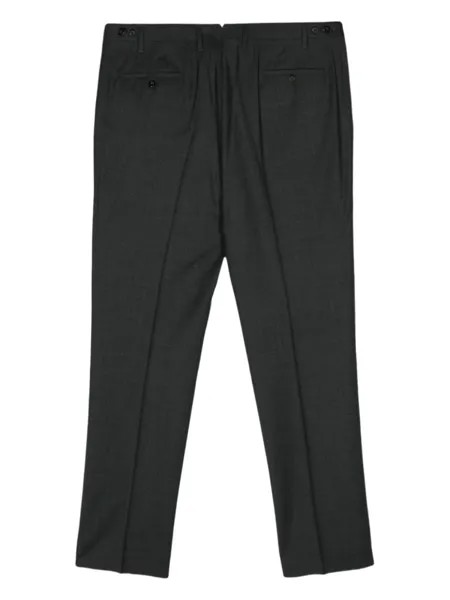 Строгие брюки средней посадки Corneliani, серый