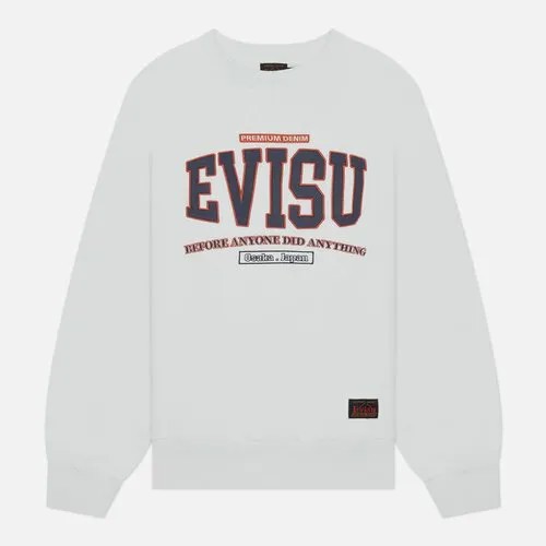 Толстовка Evisu, силуэт прямой, размер XL, белый