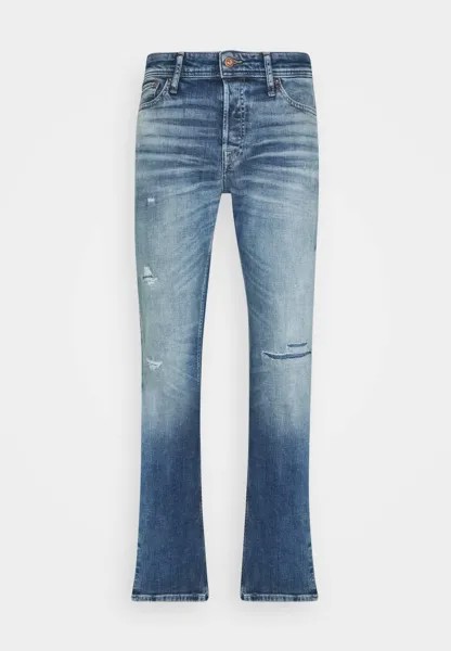 Джинсы прямого кроя JJIMIKE JJORIGINAL JOS Jack & Jones, синий деним