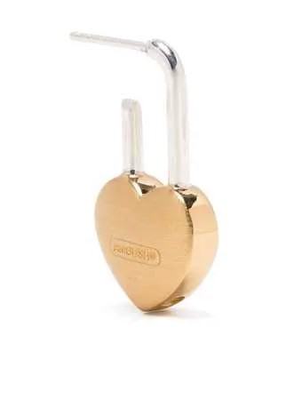 AMBUSH маленькая серьга Heart Padlock