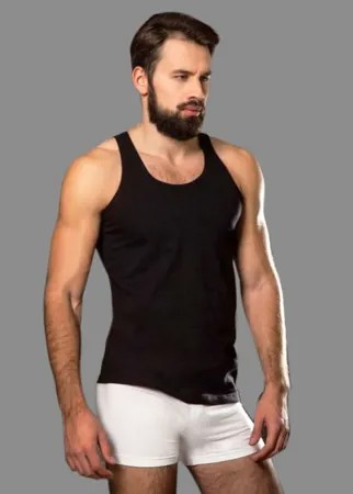 Майка мужская A2100-1 Sis черная 2XL