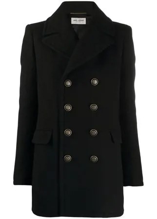 Saint Laurent двубортный бушлат