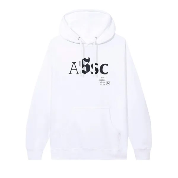 Худи Anti Social Social Club x Fragment Type A Hoodie 'White', белый