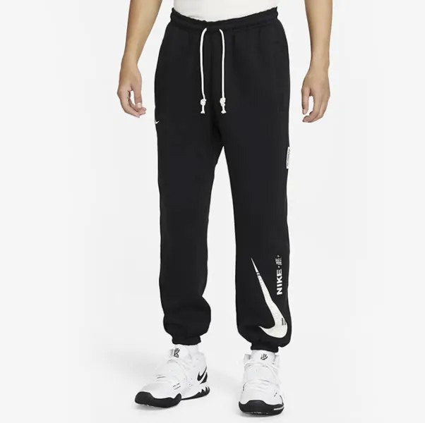 Спортивные брюки Nike Fleece Standard Issue, черный/белый