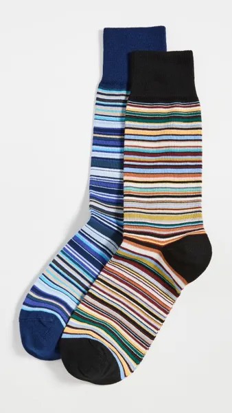 Носки Paul Smith Signature Stripes 2 шт, разноцветный