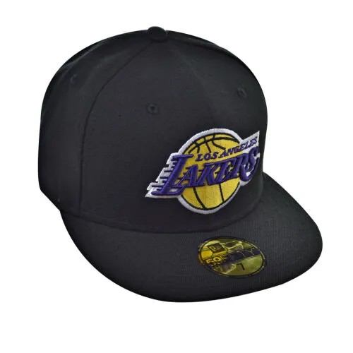 Мужская кепка New Era Los Angeles Lakers 59Fifty черно-желтая 70343347