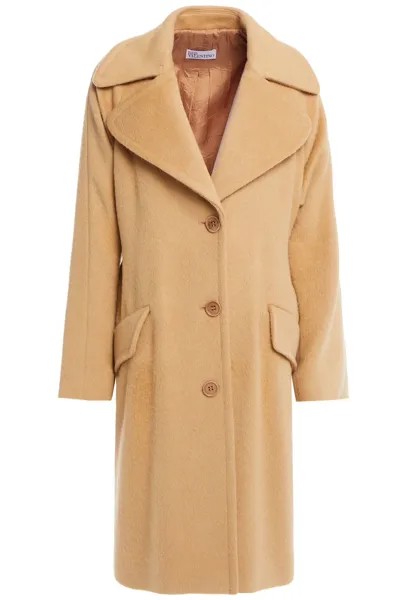 Пальто из ворсованного фетра Redvalentino, коричневый