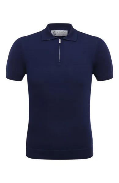 Поло из хлопка и шелка Il Borgo Cashmere