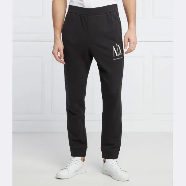 Спортивные брюки свободного кроя Armani Exchange, черный