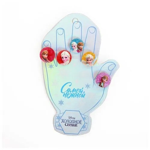 Кольцо Disney, 5 шт, серебряный