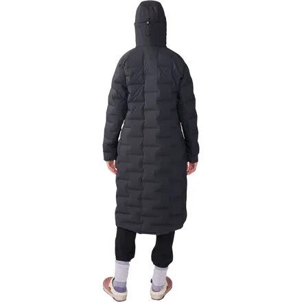 Длинная парка Stretchdown женская Mountain Hardwear, черный