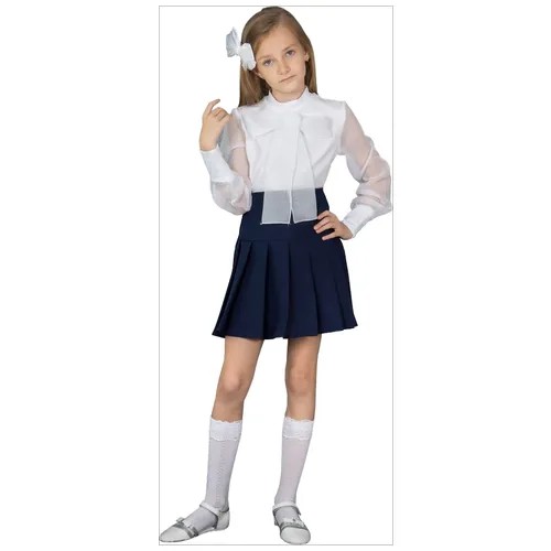 Блузка школьная для девочки / Праздничная блузка для девочки / Стильная,модная блузка для девочки
