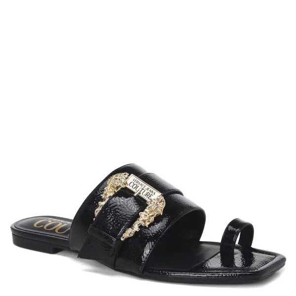 Шлепанцы женские Versace Jeans Couture 74VA3S62 черные 36 EU