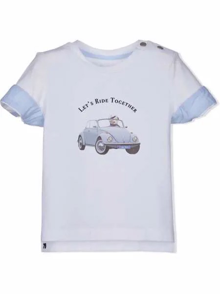 Lapin House футболка Let's Ride Together с графичным принтом