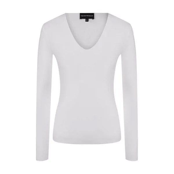 Лонгслив из вискозы Emporio Armani
