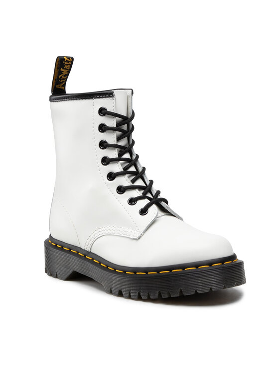 Ботинки на шнуровке Dr. Martens, белый