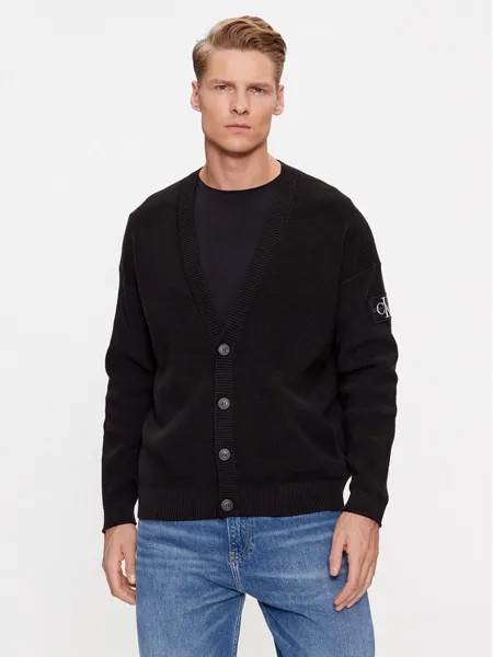 Кардиган свободного кроя Calvin Klein, черный