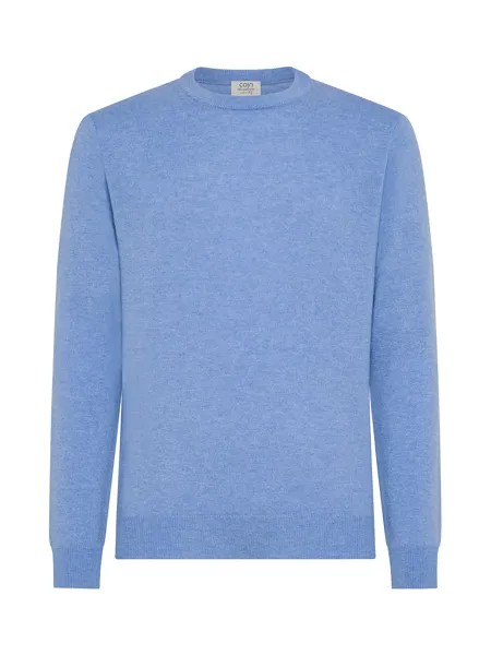 Coin Cashmere свитер с круглым вырезом из чистого кашемира., бледно-голубой