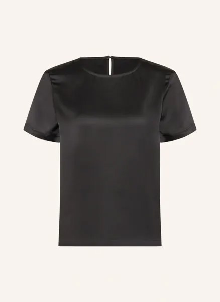 Блузка-рубашка torres из смешанного материала  Weekend Maxmara, черный