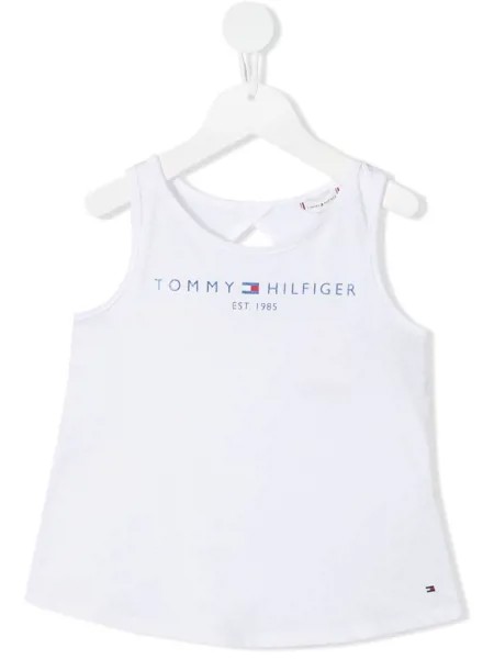 Tommy Hilfiger Junior топ с логотипом