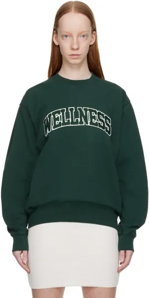 Зеленый свитер Wellness Sporty & Rich