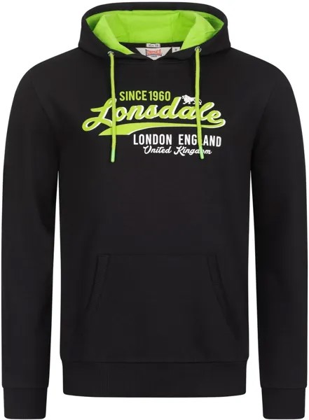 Толстовка Lonsdale Hoodie Gratwich, черный