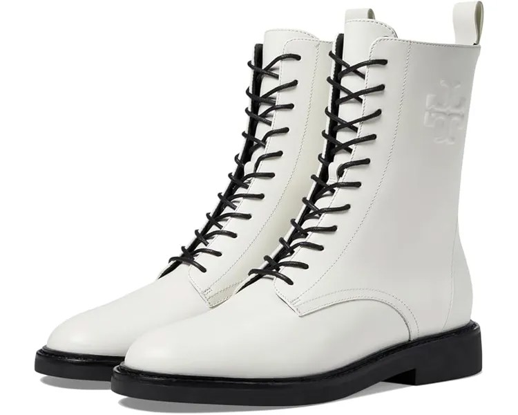 Ботинки Tory Burch Double T Combat, цвет Blanc