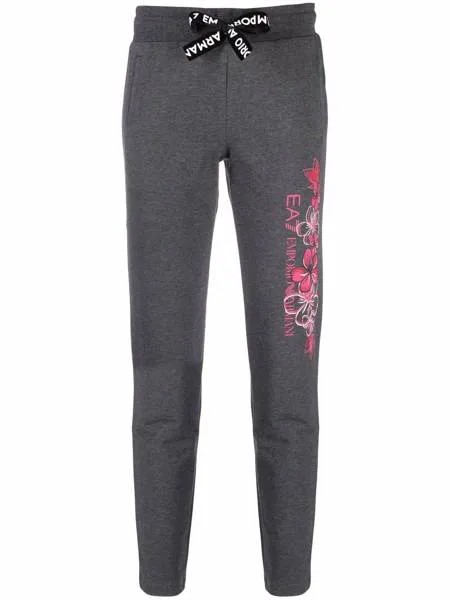 Ea7 Emporio Armani спортивные брюки с логотипом