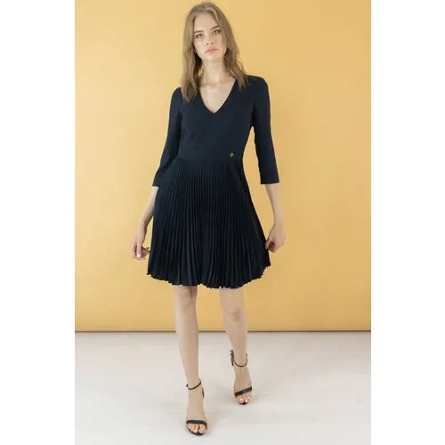 Платье TRUSSARDI, повседневное, миди, размер 38, синий