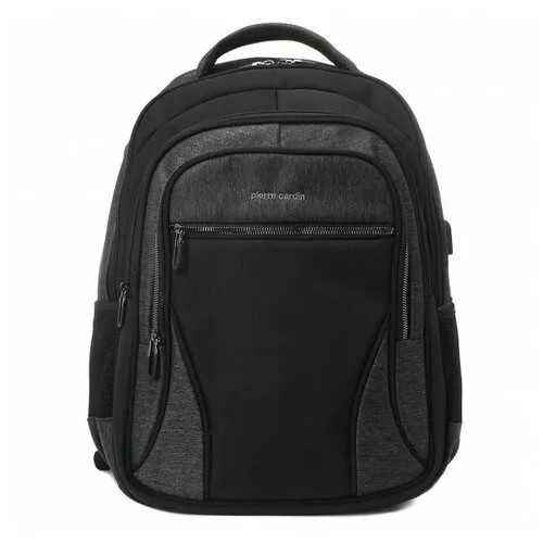 Сумка спортивная сумка-рюкзак Pierre Cardin, 14х46х32 см, черный
