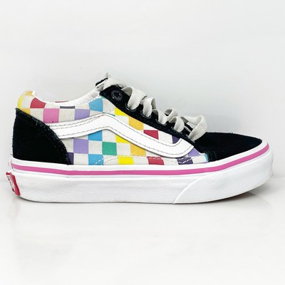 Vans Girls Off The Wall 721356 Черная повседневная обувь Кроссовки Размер 10.5