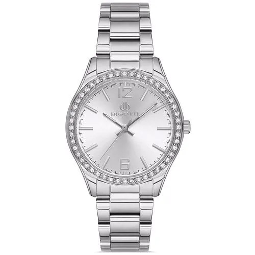 Наручные часы Bigotti Milano женские Roma Наручные часы Bigotti BG.1.10268-1 классические женские кварцевые, водонепроницаемые, серебряный