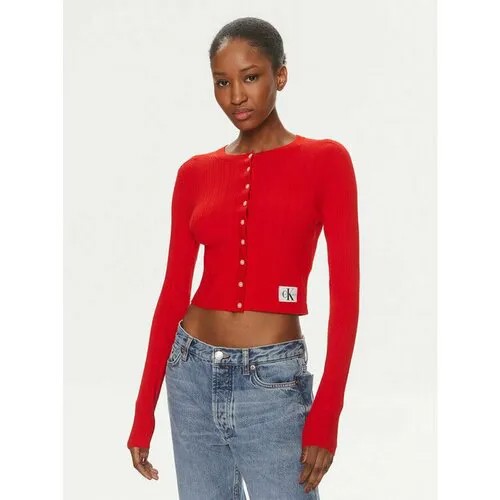 Кардиган Calvin Klein Jeans, размер S [INT], красный