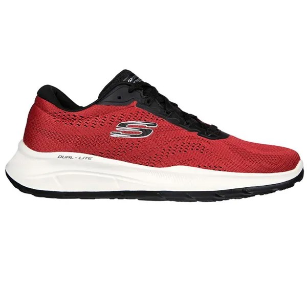 Мужские кроссовки Skechers для ходьбы 232522_RDBK Красный со шнурками