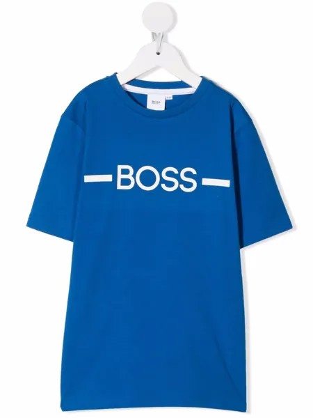 BOSS Kidswear футболка с логотипом
